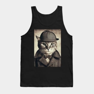 Detective Cat Tank Top